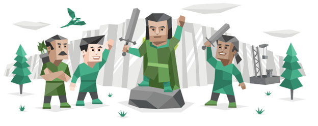 A group of people holding swords

AI-generated content may be incorrect.